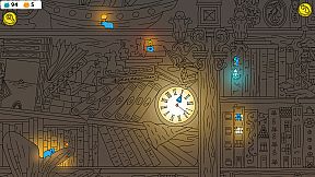 Hidden Capybaras with Orange in the Whimsical Library