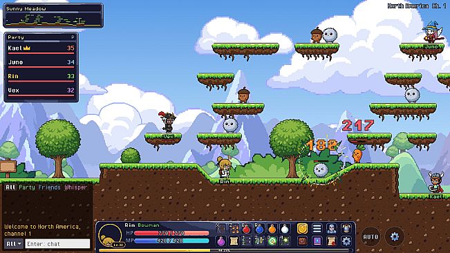 IdleBound - 2D Idle MMORPG