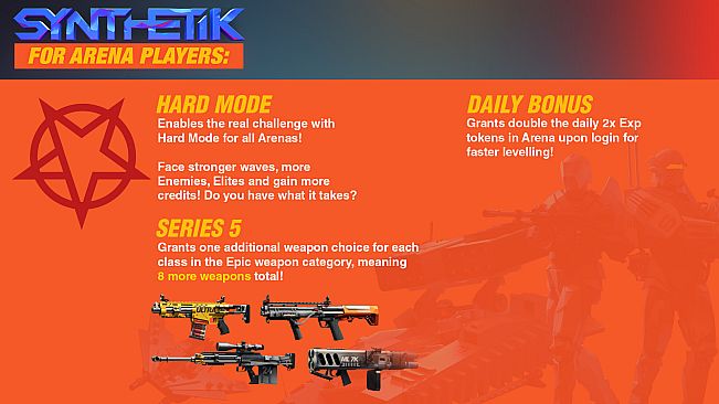 SYNTHETIK: Arena Premium Upgrade