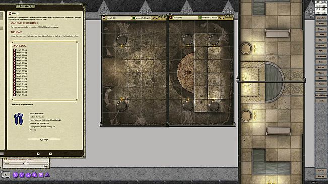 Fantasy Grounds - Pathfinder RPG - GameMastery Map Pack: Temples