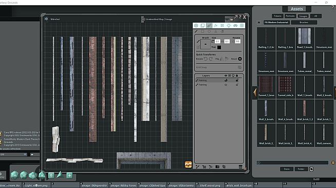Fantasy Grounds - FG Modern Industrial Map Pack 1