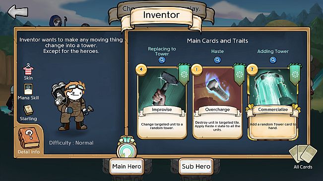 3 Minute Heroes - Steampunk (Inventor Skin)