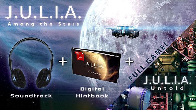 J.U.L.I.A.:Among the Stars - Soundtrack, Hintbook, Untold