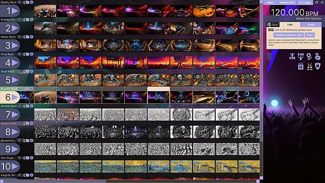 AI-VJ - Rock Visuals