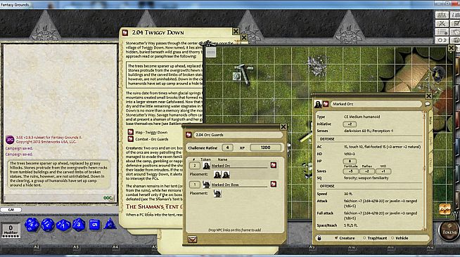 Fantasy Grounds - PFRPG Basic Paths: Wrath of the Orc God
