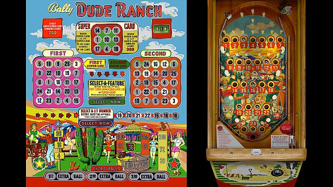 Bingo Pinball Gameroom - Bally Dude Ranch