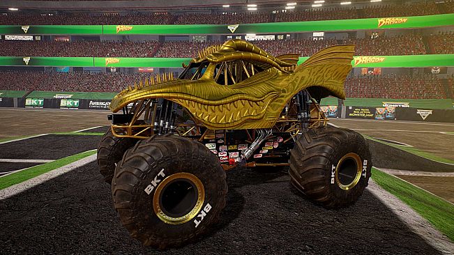 Monster Jam Steel Titans - Gold Truck Bundle