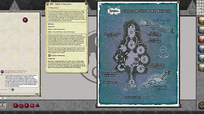 Fantasy Grounds - 3.5E/PFRPG: A01: Crypt of the Sun Lord
