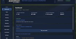 Simple Football League Manager