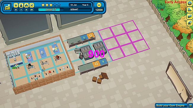Gym Empire - Gym Tycoon Sim Management