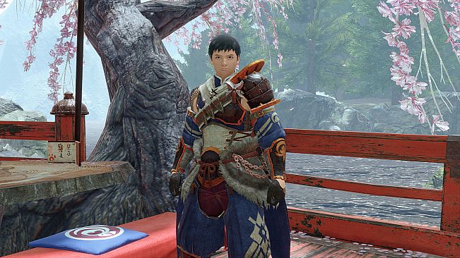 Monster Hunter Rise - "Kamura Cloak Braces" Hunter layered armor piece