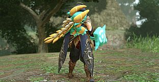 Monster Hunter Rise - "Stuffed Zinogre" Hunter layered weapon (Sword & Shield)
