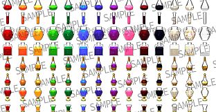 RPG Maker MV - Potions Asset Pack 4K Vol 2