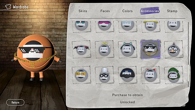 PICK A BOO Skin "8-Bit Sunglasses + Necklace"