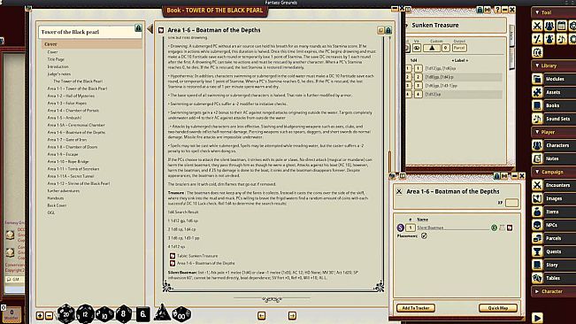 Fantasy Grounds - Dungeon Crawl Classics #79.5: Tower of the Black Pearl