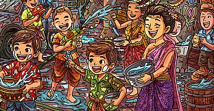 100 Songkran Cats