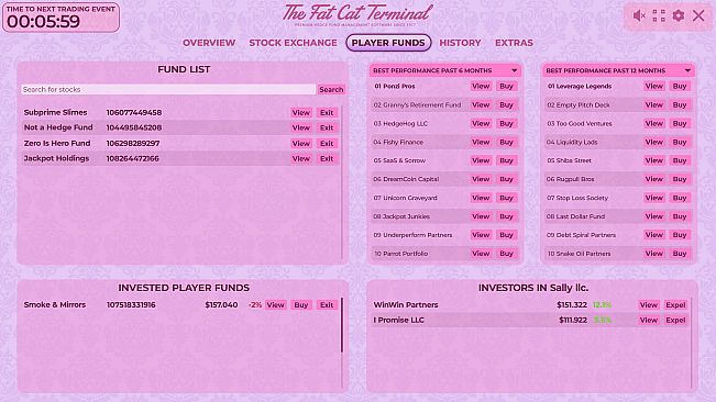 Hedge Fund Manager Simulator MMO