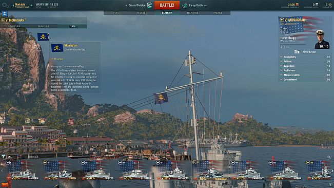World of Warships — Monaghan Pack