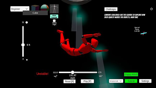 Wind Tunnel Flight Lab