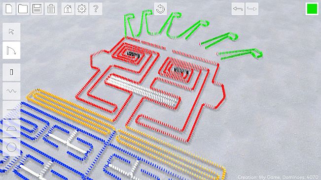 Domino Effect: Build and Topple