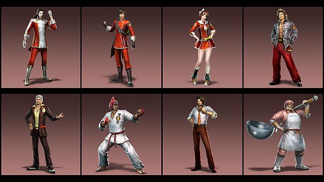DW8E: DW7 Original Costume Pack 2