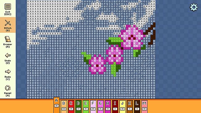 Pixel Cross Stitch - Spring Pack 3