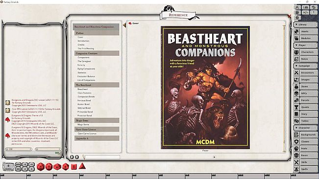 Fantasy Grounds - Beastheart and Monstrous Companions