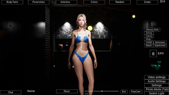 Virtual Girlfriend: Demoness Bikini Expansion