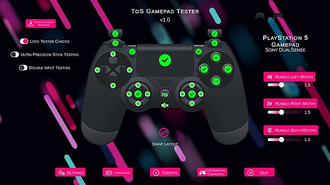 ToS Gamepad Tester