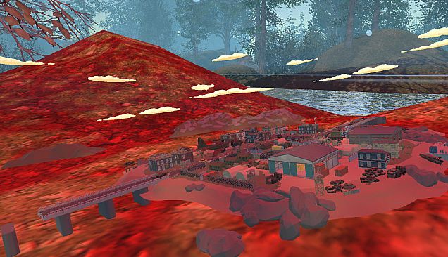 VR Wonderland: mini civilizations in a forest