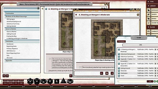 Fantasy Grounds - Pathfinder 2 RPG - Pathfinder Society Quest #8: Shadows of the Black Sovereign