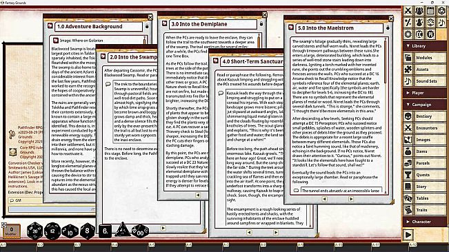 Fantasy Grounds - Pathfinder 2 RPG - Society Scenario #5-02: The Blackwood Lost