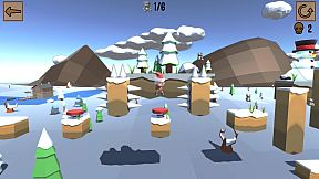 Santa in search of toys