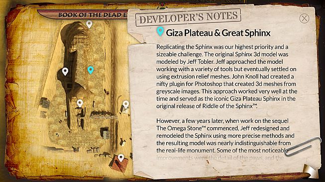 Riddle of the Sphinx (DCL) Book of the Dead Ends (in-game hints+solutions)