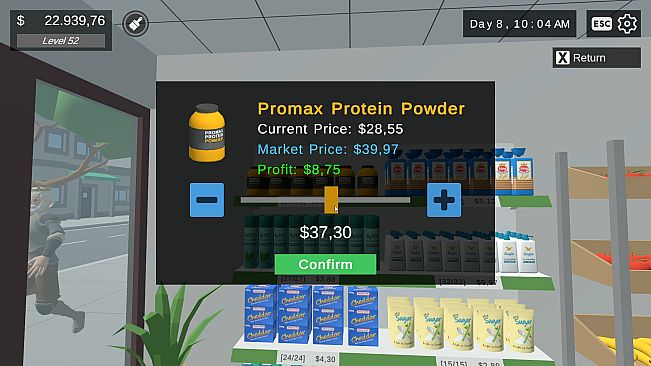 Supermarket Life Simulator