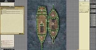 Fantasy Grounds - Pathfinder RPG - Pathfinder Flip-Map - Classic Pirate Ship