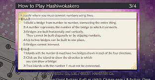 Puzzle by Nikoli W Hashiwokakero