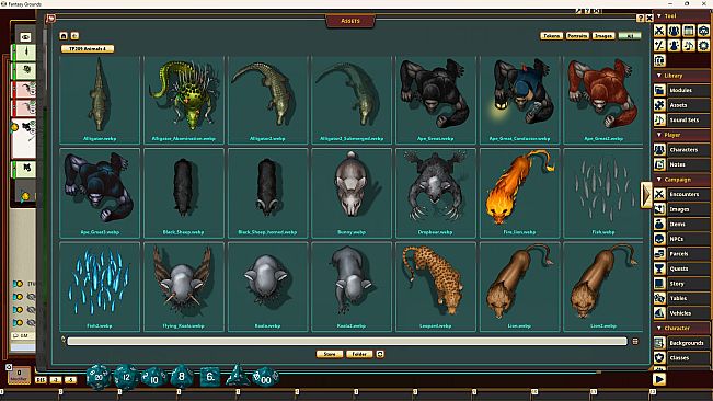 Fantasy Grounds - Devin Night Pack 209: Animals 4