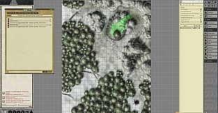 Fantasy Grounds - Pathfinder RPG - Pathfinder Flip-Mat - Winter Forest
