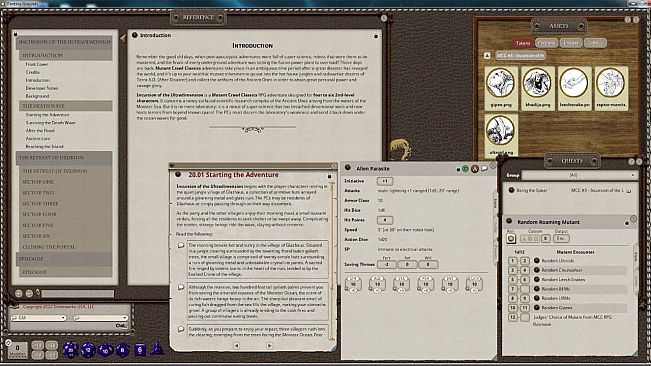 Fantasy Grounds - Mutant Crawl Classics #3: Incursion of the Ultradimension