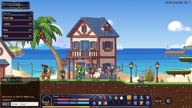IdleBound - 2D Idle MMORPG