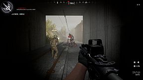 The AC130 slays the zombies.