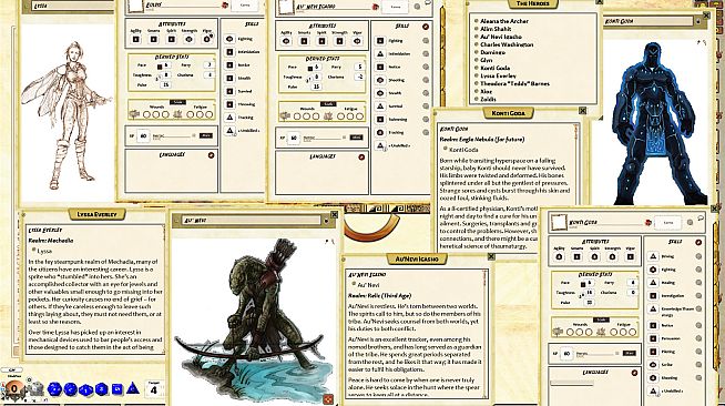 Fantasy Grounds - Dungeonlands: Heroes And Servitors (Savage Worlds)