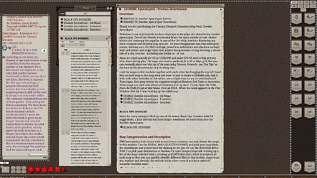 Fantasy Grounds - Meanders Map Pack Zombie Apocalypse (Map Pack)