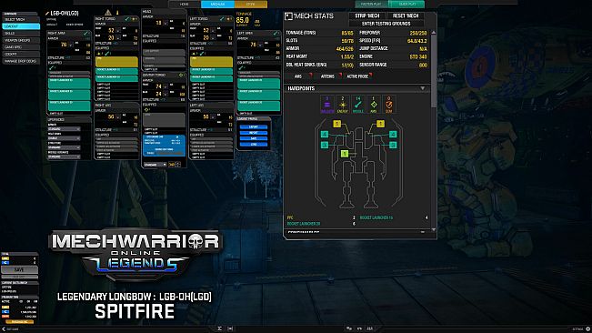 MechWarrior Online - Spitfire Legendary Mech Pack