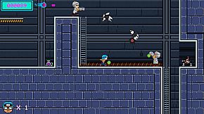 Pixel Waifu: Escape from the dark corporation. The telepathic power of a lovestruck otaku