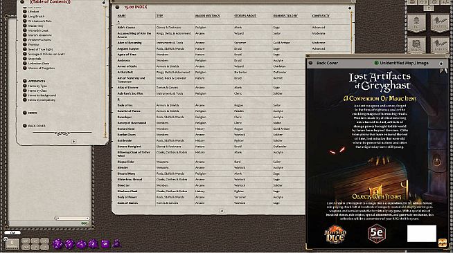 Fantasy Grounds - Lost Artifacts of Greyghast (5E)
