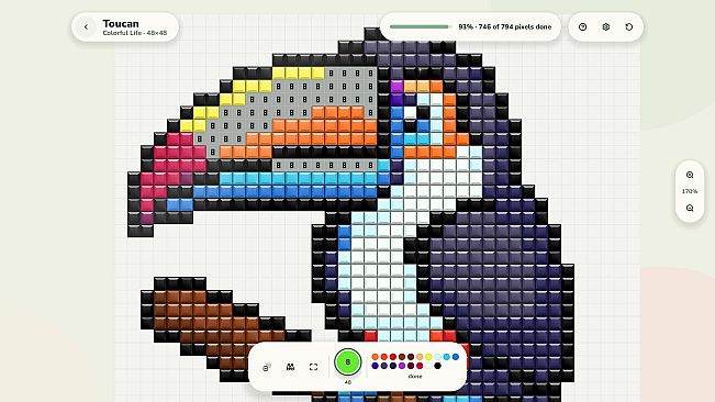 Pixel Pause: Color by Number
