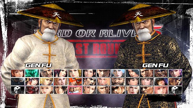 DEAD OR ALIVE 5 Last Round: Core Fighters Character: Gen Fu