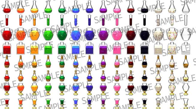 RPG Maker VX Ace - Potions Asset Pack 4K Vol 2